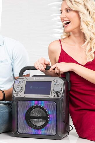 آلة الغناء STVG784BK Groove XL مشغل كاريوكي مع بلوتوث وتأثيرات تغيير الصوت، أسود in Kuwait