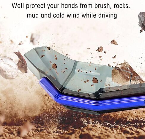 Aramox 22mm Motorcycle Handguards Hand Guard Aluminum Alloy Universal for Sport Dirt Bike ATV MX Motocross(Blue) in Saudi Arabia