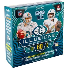 2024 Panini Illusions Football Trading Cards Mega Box