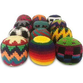 Dirtbag Hacky Sack Footbag Crochet 12 Pack