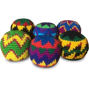 DIRTBAG Hacky Sack Footbag Crochet 6 Pack