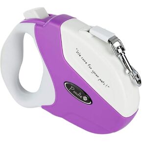 Poodle Pet Retractable Dog Leash – XL Heavy Duty 16ft Leashes for Large, Medium & Small Dogs Up to 110lbs – Strong, Durable, Easy to Use