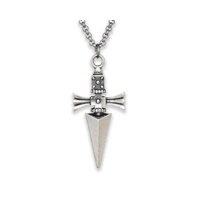 Judgement Chain Necklace Pendant Jewelry H x H Charm Small (brass)