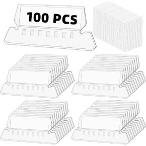 File Folder Tabs, SUNEE 50 Sets Hanging File Folder Labels Tabs and Inserts for Hanging Files Folders