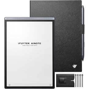 Ainote Air 2 Bundle-Case Black Folio ، 8.2 بوصة AI اللوحي اللوحي اللوحي المكتوب ، دفتر ملاحظات رقمي مع قرص قلم ، 5 مساءً