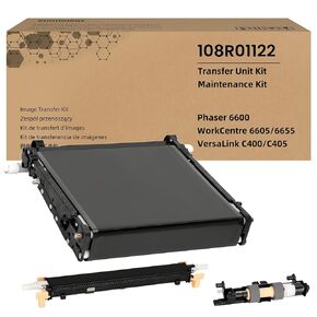 108R01122 Belt Unit Transfer Kit Maintenance Kit Replacement for Xerox VersaLink C400 C405 WorkCentre 6605 6655 6655i Phaser 6600 Printer, Includes Bias Transfer Roller, Feed Roller & Transfer Belt