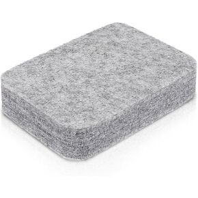 AOZUO Wool Needle Felting Pad, Grey Sponge Felt Mat, Needle Felting Tools, Thick Felting Supplies for Wool Felt Projects, 4.57 x 3.39inch