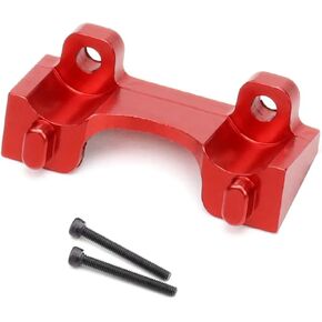 Aluminum Front & Rear Shock Mount 7043 for 1/16 Slash E-Revo Summit RC Car Upgrade Parts Accessories (Red)