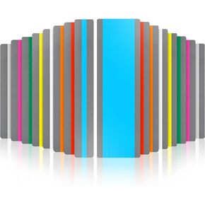 16 Pieces Guided Reading Highlight Strips, Dyslexia Tools for Kids, Colored Overlay Highlight Bookmarks for Children and Teacher Supply