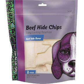 Kookamunga Beef Hide Chips Long-Judhide Phems لجميع الكلاب