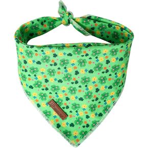 Summer Dog Bandana, UP URARA PUP Pink Bandana for Small Large Dogs, Cotton Handkerchief Fashion Plaid Puppy Triangle Bid Scarf for Boy Girl Dogs