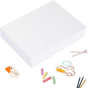 8.5"x11" Sketching Drawing Paper for Kids Toddlers Art Craft Supplies, White Paper for Coloring Doodle 100 Sheets