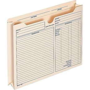Adams 2 Inch Expanding Job Folder, , 9.5 x 11.75 Inches, Manila, 15 per Pack (9294E)
