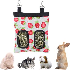DZWLKJ RABBIT HAY REVER ، 600D POLYESTER ، Hay Feeder Rabbit ، Guinea Pig ، Chinchilla ، Hamsters ، Prump Pet ، 1 Pack ، قابل للطي ، خفيف الوزن