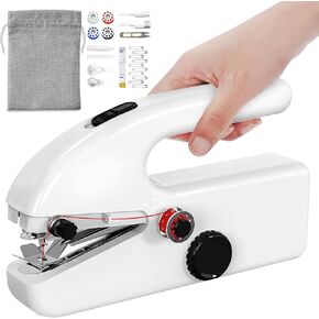 Handheld Sewing Machine, Hand Held Sewing Machine for Adults, Portable Small Mini Sewing Device