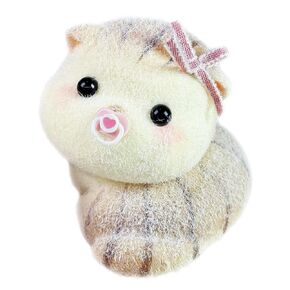 Taba Squishy Cat Baby Toy - Realistic Silicone Fidget Toy, Ultra-Soft Mochi Sensory Stress Relief, Cute Animal Anxiety Companion (Striped Tabby - Prime)