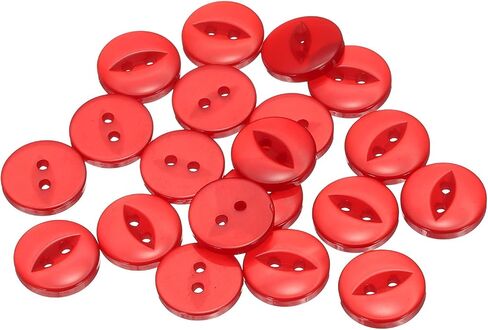 HARFINGTON 20pcs 24L Black Round Sewing Buttons 15mm 5/8" Resin 2-Hole Fish Eye Craft Replacement Button for Craft Pants Dress Skirt Clothing Fastener Buttons in Kuwait