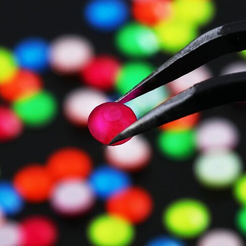 BEADSLAND Hotfix Rhinestones, 4000 PCS Light Red Rhinestones for Clothes Crafts Mixed 6 Sizes with Wax Pencil and Tweezers Kit, SS6-SS30, Light Siam in Saudi Arabia