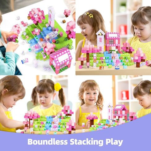 GobiDex 100PCS Magnetic Blocks Kid Building Toys for 3+ Years Old Girls, Upgraded STEM Sensory Gifts for Princess, Kids Magnets Game for Toddler in Kuwait
