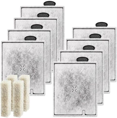 Medium Fish Tank Filter Cartridges with Filter Pads, Aquarium Filter Cartridge Compatible with Aqueon QuietFlow LED PRO Power Filter Size 10/Power Filter Size 10/E Internal Power Filter Size 20 in Saudi Arabia