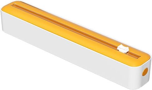 Multi-Functional Cutter | for 12-Inch Wide, 100-Foot Long Plastic Wrap (Up to 1.65-Inch Diameter), Aluminum Foil, Parchment Paper | Easy to Use | 4 Colors | Magnetic, Suction Modes (Black) in Kuwait