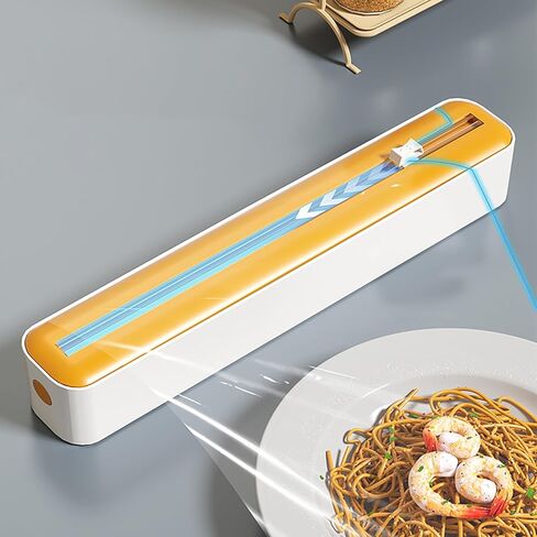 Multi-Functional Cutter | for 12-Inch Wide, 100-Foot Long Plastic Wrap (Up to 1.65-Inch Diameter), Aluminum Foil, Parchment Paper | Easy to Use | 4 Colors | Magnetic, Suction Modes (Black) in Kuwait