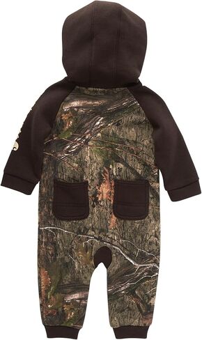 Carhartt Boys Long-Sleeve Zip-Front Hooded Coverall, Carhartt Brown Solid, 9 Months in Saudi Arabia