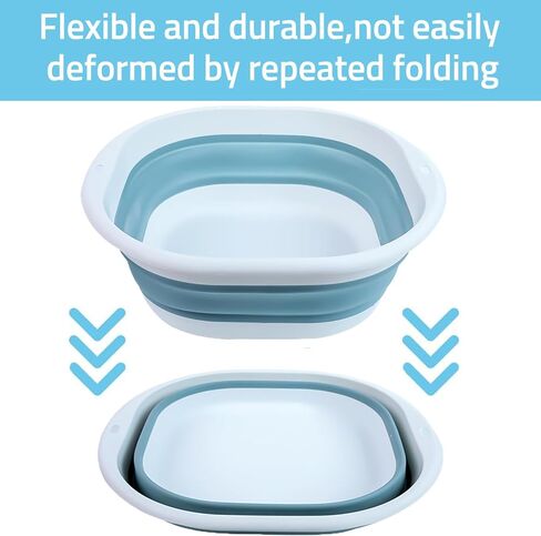 Portable Pool Foot Bath,Collapsible Pool Foot Wash Basin Tub,Foot Bath Basin for Above Ground Swimming Pools Accessories(Gray Baths) in Saudi Arabia