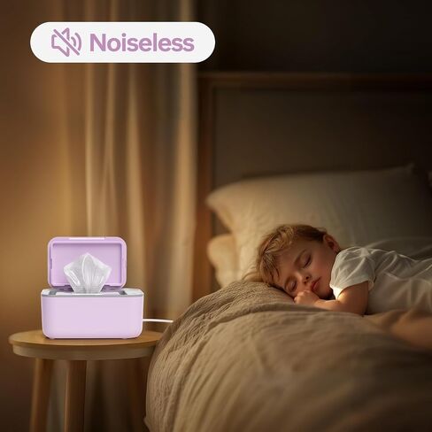 Baby Wipe Warmer, Wipe Warmer and Baby Wet Wipes Dispenser, Smart Precise Temperature Control Large Capacity Evenly Overall Heating Silence, Wipes Warmer for Babies Portable Wipe Warmer (White) in Saudi Arabia