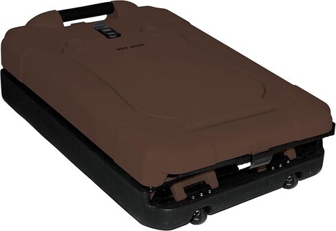 Pet Gear “The Other Door" 4 Door Steel Crate for Dogs/Cats with Garage-Style Door, Includes Plush Bed + Travel Bag, No Tools Required, Espresso in Kuwait