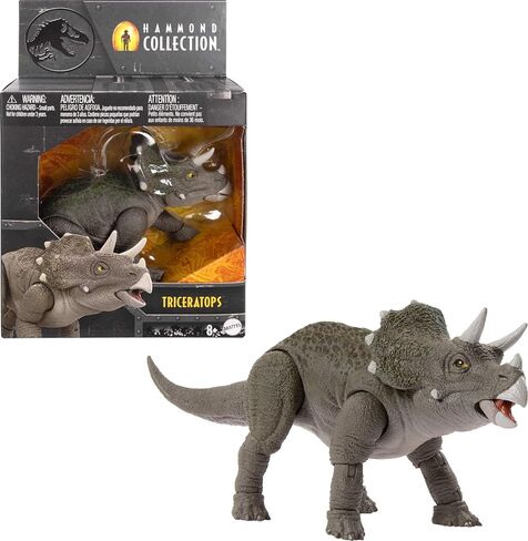 Mattel Jurassic World Hammond Collection Dinosaur Action Figure Scutosaurus, Premium Design with Glass Eyes & 14 Points Articulation in Saudi Arabia
