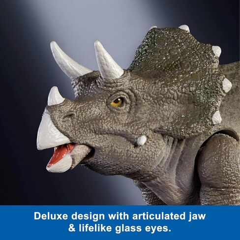 Mattel Jurassic World Hammond Collection Dinosaur Action Figure Scutosaurus, Premium Design with Glass Eyes & 14 Points Articulation in Saudi Arabia