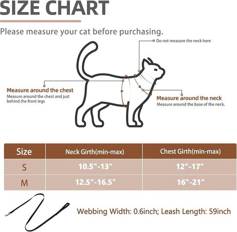 Pupteck Cat Sharness and Leash Set Escape Proof ، سترة هريرة قابلة للتعديل سهلة التحكم ، وتسخير سترة الحيوانات الأليفة للقطط الكلاب الصغيرة المشي والسفر in Kuwait