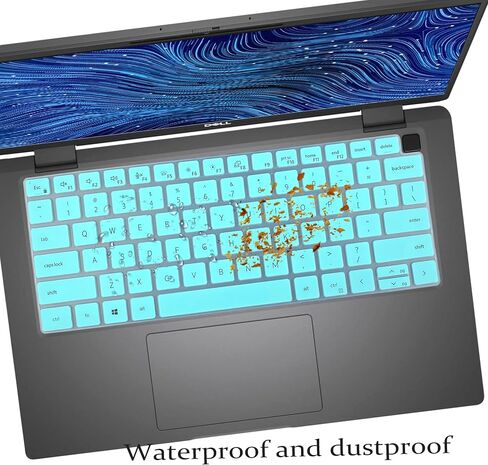Keyboard Cover for Dell Latitude 3000 3340 13.3"(2023), Dell Latitude 5320 5330 5340 5350 13.3, Dell Latitude 7320 7330 7340 13.3" Keyboard Accessories Protective Skin-Black in Saudi Arabia