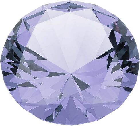 100mm Clear K9 Crystal Diamond Paperweight for Home Decor, Office, Wedding Centerpieces, Party Favors, Gifts. in Saudi Arabia