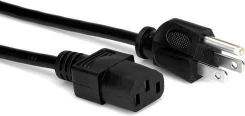 Hosa PWC-450 14 AWG, IEC C13 to NEMA 5-15P Power Cord, 50 feet in Kuwait