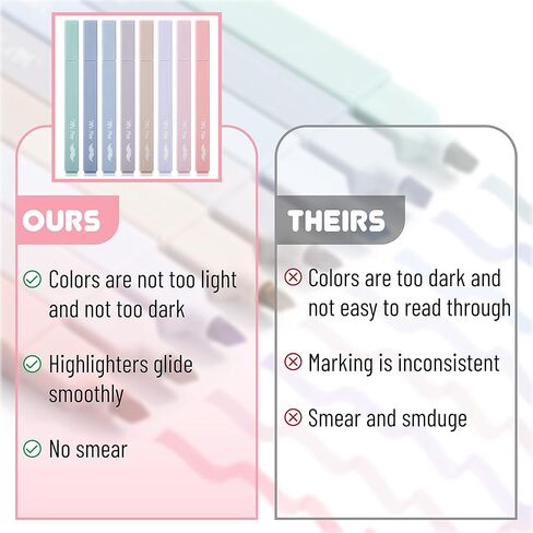 Mr. Pen- Aesthetic Highlighters, 8 Pack, Chisel Tip, Shades of Green, Cute Highlighters Assorted Colors, Cute Highlighters for School Highlighters, Highlighter Set, Pastel Highlighters in Saudi Arabia