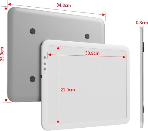 iVAOOZE Rechargeable Battery Powered Light Box for Tracing, A3 Wireless Lightbox Light Copy Board Light Table for Drawing Sketching HTV, Super Bright Light Pad for for Cricut Vinyl, Weeding Tool in Saudi Arabia