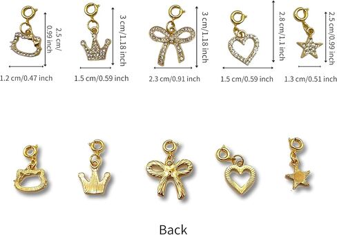 Handmade Cat,Dog Necklace Collar, Shell Pearl & 18K Gold/Platinum-Plated Necklace, 5 DIY Charms Set, Elegant Pet Jewelry, Durable & Stronger Pet Necklace (Medium, Platinum) in Saudi Arabia