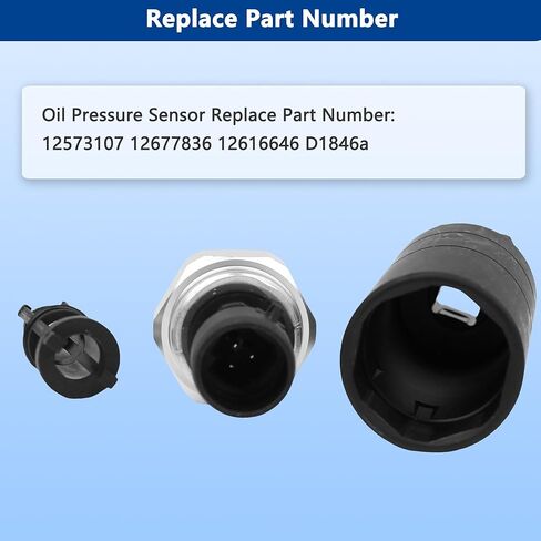 Engine Oil Pressure Sensor Switch Sending Unit for Chevy Chevrolet Silverado,Express,Corvette,Suburban,Avalanche,Impala,Tahoe & GMC Sierra,Buick lacrosse &Cadillac,12677836 D1846A,4.8L 5.3L 6.0L 6.2L in Kuwait