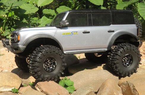 HOBBYSOUL 5.0'' Tall RC 1.9 crawler tires (Super Soft Sticky) T10 Mud Slingers Tyre For 1/10 Rock Crawling TRX4 high trail SCX10 Wraith Upgrade, HS701546 in Saudi Arabia