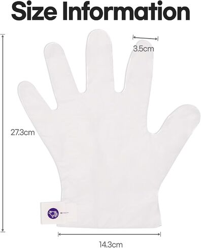 Epielle Intensive Repairing Hand Masks (Gloves-6pk) for Dry Hands Spa Masks Hand cream & lotion | Coconut Oil + Milk Extract + Hyaluronic Acid, Mothers Day Gifts in Kuwait