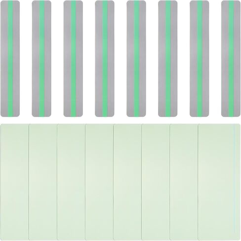 PATIKIL 16Pcs Guided Reading Highlight Strips, 2 Sizes Colored Overlay Highlight Bookmarks, Reading Tracking Rulers with Line Helps with Dyslexia, Orange in Saudi Arabia