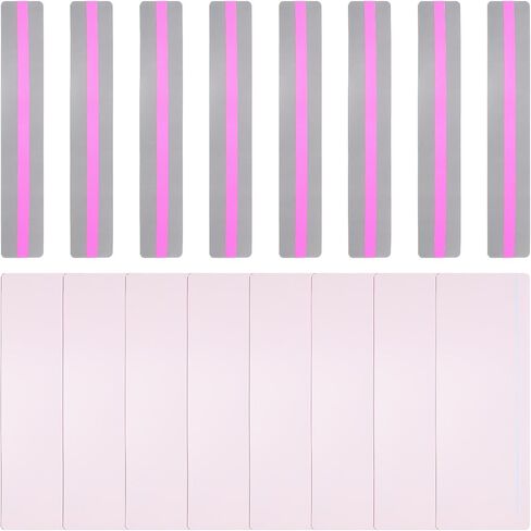 PATIKIL 16Pcs Guided Reading Highlight Strips, 2 Sizes Colored Overlay Highlight Bookmarks, Reading Tracking Rulers with Line Helps with Dyslexia, Orange in Saudi Arabia