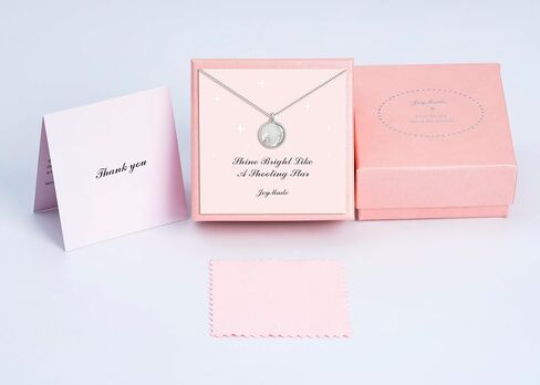 Magical Star & Moon Charm Necklace – Dainty Mother of Pearl Pendant for Women & Girls in Saudi Arabia