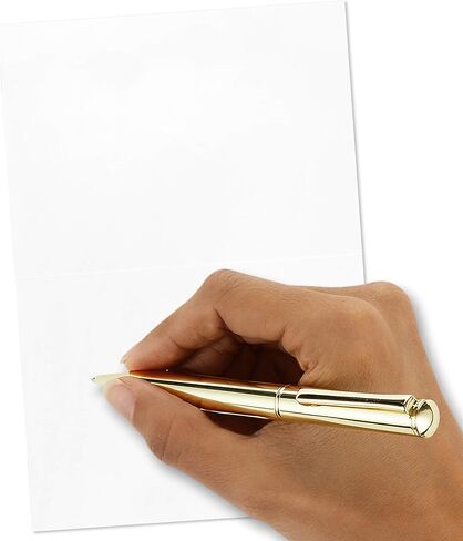 Hallmark 2025 Bulk Graduation Thank You Cards, Black and Gold (40 Count with Envelopes) for Grad Announcements, Invitations, Thanks in Kuwait