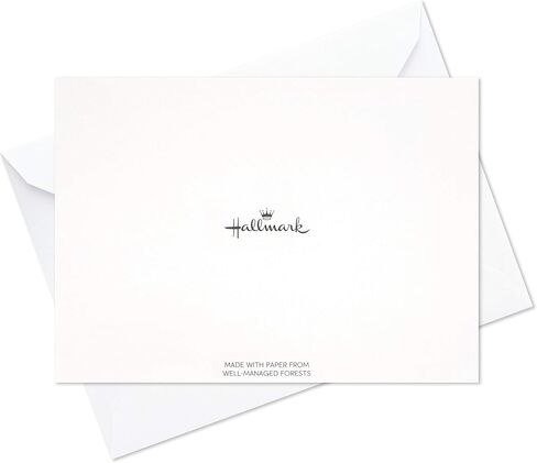 Hallmark 2025 Bulk Graduation Thank You Cards, Black and Gold (40 Count with Envelopes) for Grad Announcements, Invitations, Thanks in Kuwait