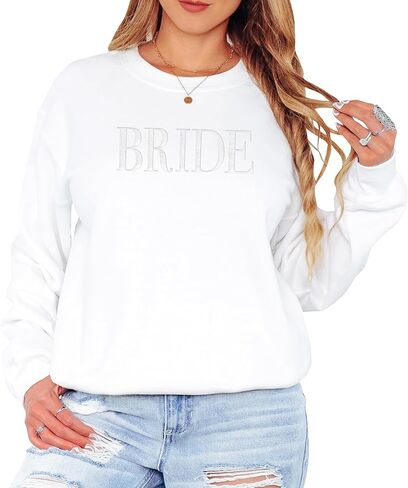Bride Sweatshirt - Engagement Gift - Bride Sweatshirts For Women - Bride Crewneck Sweatshirt - Wedding Gift in Kuwait