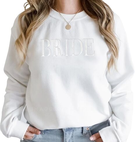Bride Sweatshirt - Engagement Gift - Bride Sweatshirts For Women - Bride Crewneck Sweatshirt - Wedding Gift in Kuwait