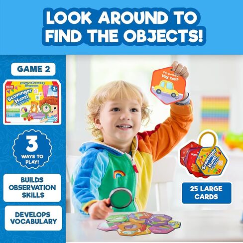 Doctor Jupiter My First Box of Games for 2 to 4 | Birthday Gift for 2 Year Old Boys and Girls | Toys for Ages 2-4 | Toddler Toys for 2-3-4 Year Old | Learning & Education Toys in Kuwait
